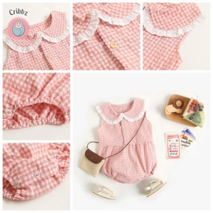 Cute Floral Summer Bodysuits for Baby Girls