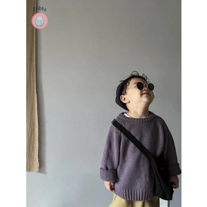 Vintage Cotton Knit Sweater for Kids