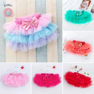 Rainbow Tulle Tutu Bloomers for Baby Girls