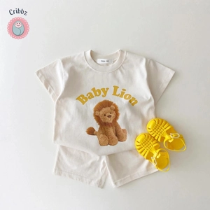 Baby Boy Bear Print Short Set
