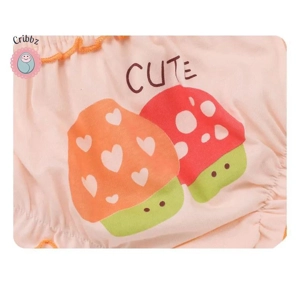 Cotton Baby Girl Bow Underpants Set