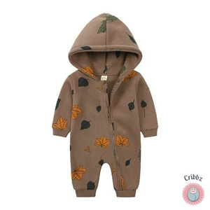 Newborn Bear Hoodie Jumpsuit Outfit