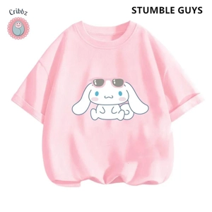 Cute Sanrio Cinnamoroll Kids Summer Tee Set