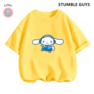 Cute Sanrio Cinnamoroll Kids Summer Tee Set