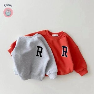 Toddler Letter Print Hoodies for Boys and Girls