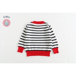 Classic Stripe Knitted Baby Sweatshirt