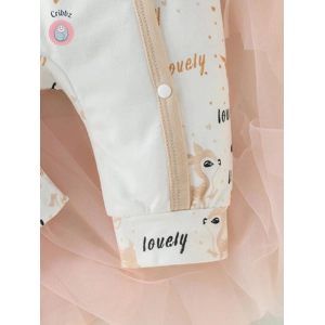 Baby Girls Cartoon Deer Jumpsuit Set