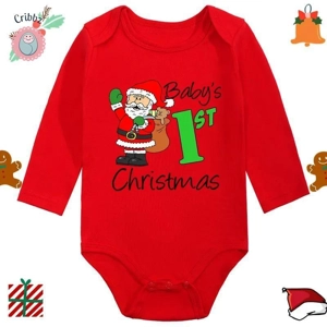 My First Christmas Baby Romper Set