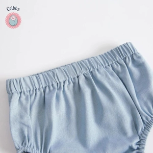 Summer Cotton Flower Dress Set for Girls