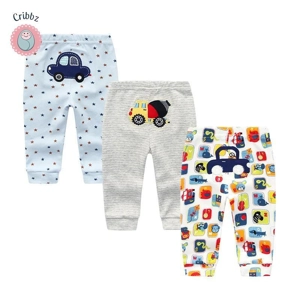 Cute Cartoon Thick Pants for Infants