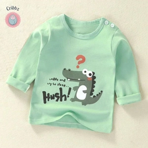 Kids Cartoon Long Sleeve Cotton Sweatshirt