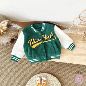 Stylish Thick Wool Coat for Babies