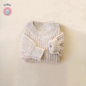 Autumn Winter Knitted Baby Pullover