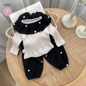 Spring Baby Lace Patchwork Trousers