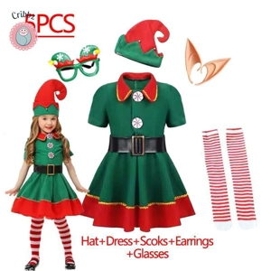 Christmas Santa Claus Costume for Kids