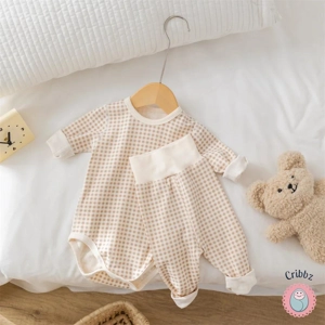 Cribbz Toddler Plaid Bodysuit & Pants Sleep Set