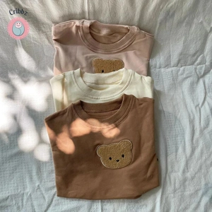 Baby Bear Embroidered Hooded Sweatshirt