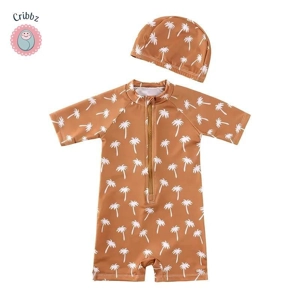 UV Protection One-Piece Swimsuit for Kids