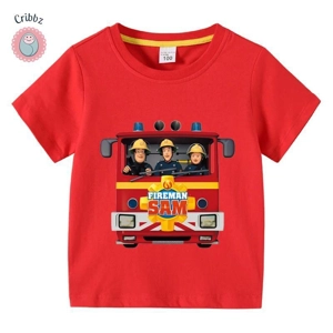Fireman Sam Kids Short Sleeve T-Shirt
