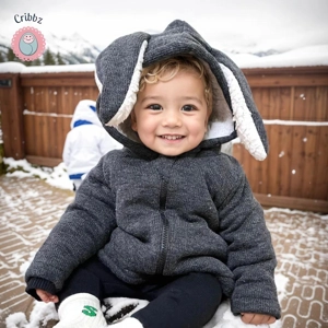 Cute Hooded Winter Coat for Toddlers