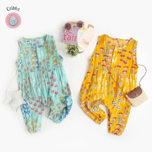 Floral Summer Romper for Baby Girls