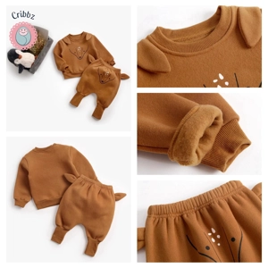 Warm Winter Baby Clothing Set