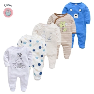 Soft Cotton Baby Sleepers and Rompers