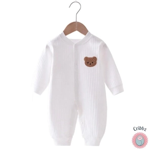 Soft Cotton Bear Romper for Babies