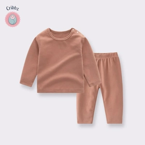 Autumn Winter Baby Thermal Pajama Set
