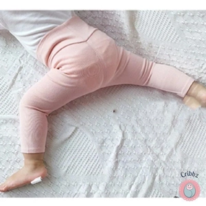 Cotton Ribbed Leggings for Infants
