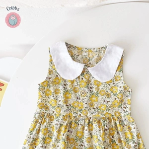 Sanlutoz Floral Sleeveless Baby Girl Dress