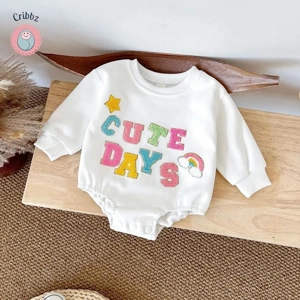 Baby Girl Cotton Bubble Romper