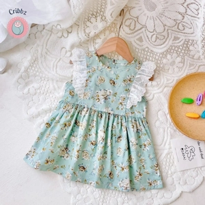 Summer Lace Flower Dress for Baby Girls