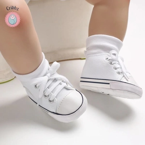 Soft Canvas First Walker Baby Sneakers