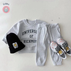 Toddler Letter Print Hoodies for Boys and Girls