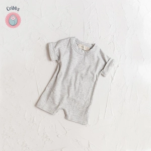 Baby Boy Summer Ribbed Romper Jumpsuit