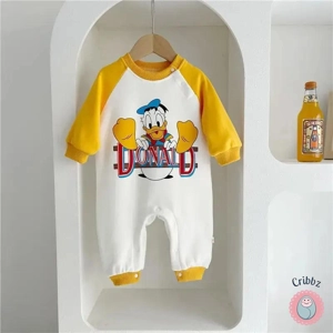 Cute Cartoon Baby One-Piece Pajamas