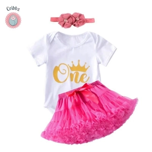 Baby Girls Tutu Outfit with Headband