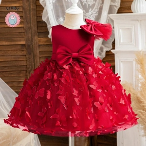 Elegant Toddler Girls Sequins Party Dress