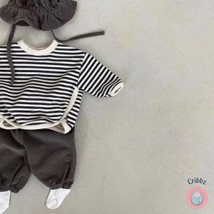 Autumn Striped Hoodie for Infants