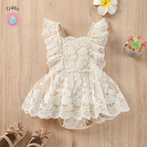 Summer Lace Bodysuit for Baby Girls