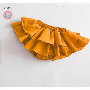 Double Layered Ruffle Lace Baby Skirt