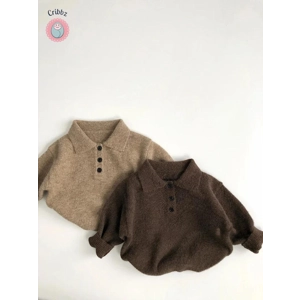 **Kids Autumn Knit Pullover Sweater**