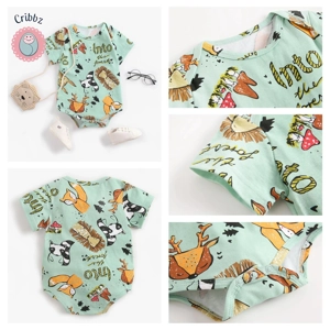 Sanlutoz Cartoon Cotton Baby Bodysuits