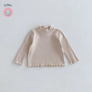 Cute Autumn Knit Undershirt for Kids