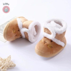 Cozy Soft Sole Baby Boots for Infants