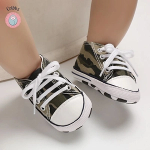 Soft Canvas First Walker Baby Sneakers