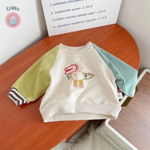 Embroidered Cartoon Hoodie for Babies