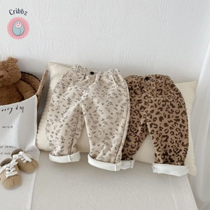 Winter Floral Baby Warm Pants