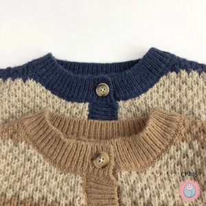 {MILANCEL Kids Knit Cardigan Sweater